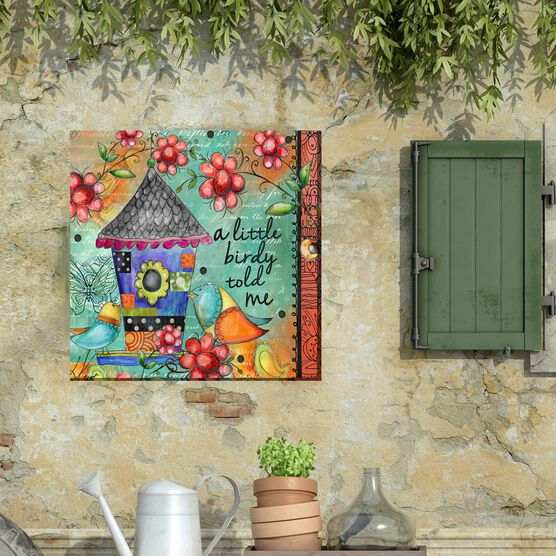LITTLE BIRDY OUTDOOR ART 24X24, , on-hover image number null