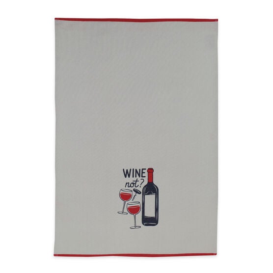Fun Designer Print Kitchen Towel, Set 2, , alternate image number null
