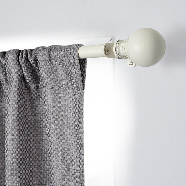 Innovative Decorative Room Darkening Wrap Around Rod & Finial 48-86, , alternate image number null