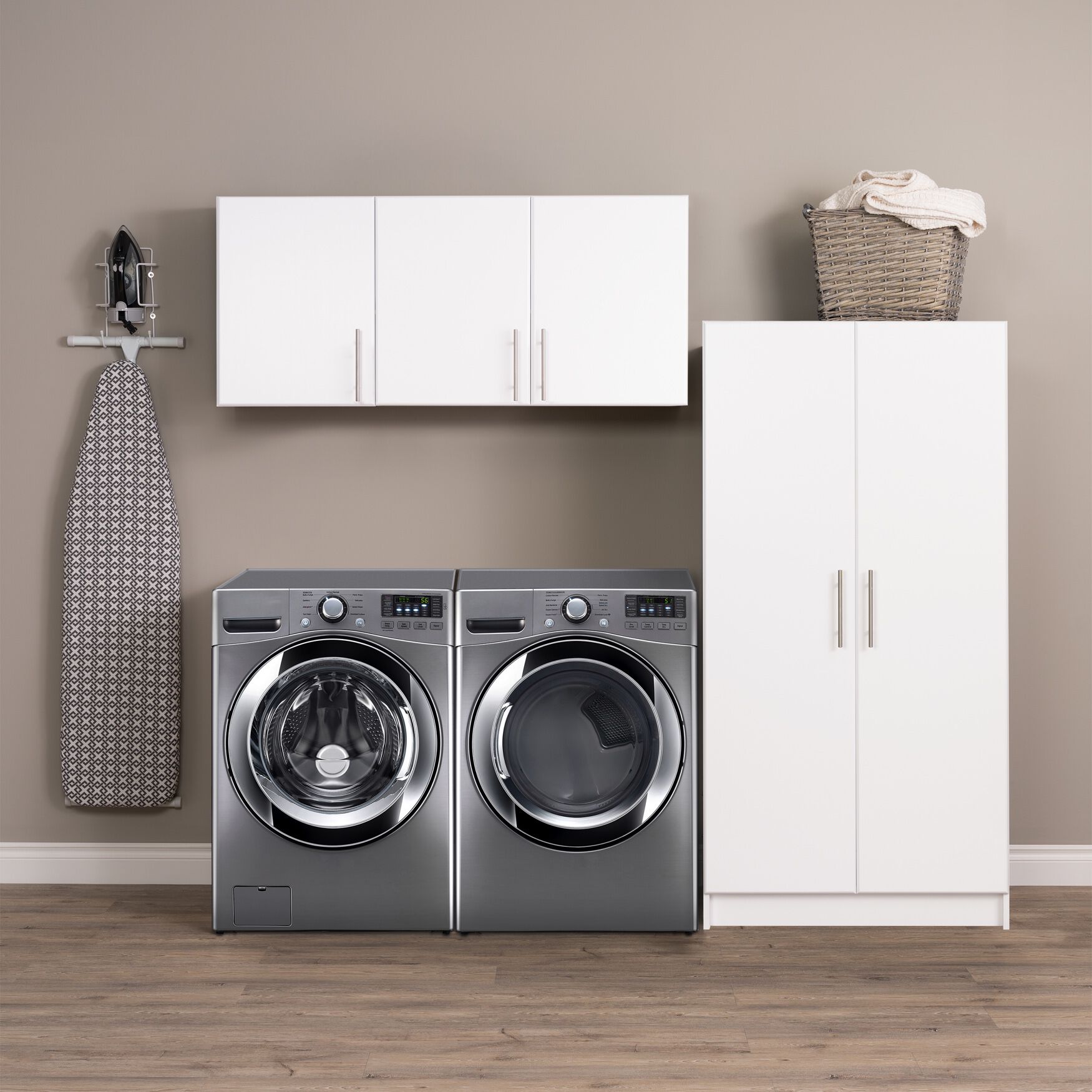 White Elite 86 inches Storage set E - 2 pc, WHITE, hi-res image number 0