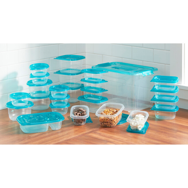 Mainstays 2 Cup Food Storage Container with Lid, Set of 4