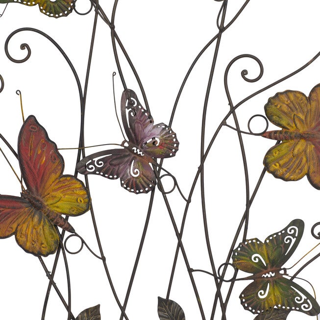 Brown Metal Eclectic Wall Decor, , alternate image number null