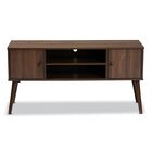 Alard Mid-Century Modern 2-Door Wood Tv Stand Furniture, , alternate image number null