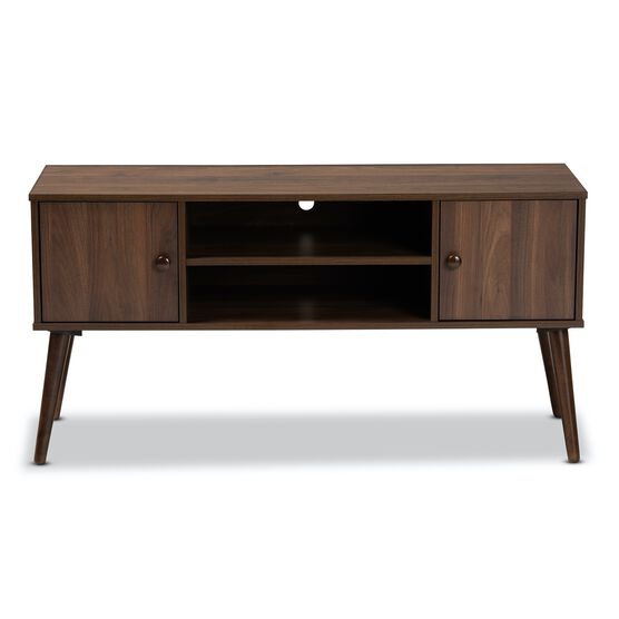 Alard Mid-Century Modern 2-Door Wood Tv Stand Furniture, , alternate image number null
