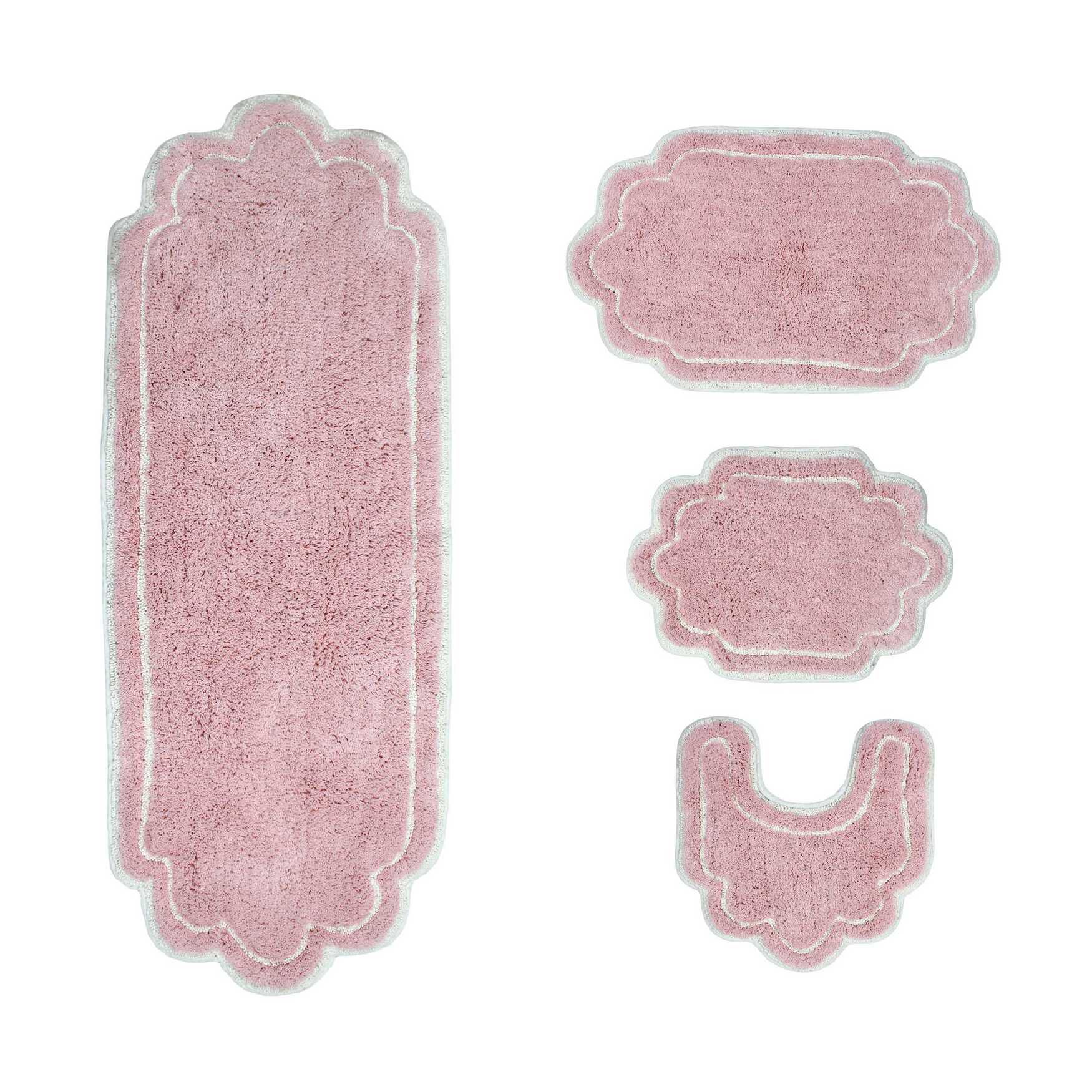 Allure 4 Piece Set Bath Rug Collection