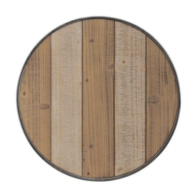 Alessio Three tiered Metal and Wood Rolling Cart, , alternate image number null