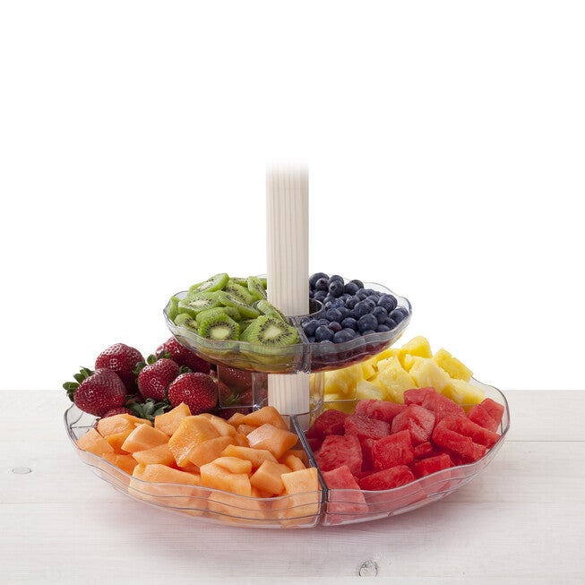 2 Tier Carousel Trivet Tray, , on-hover image number null