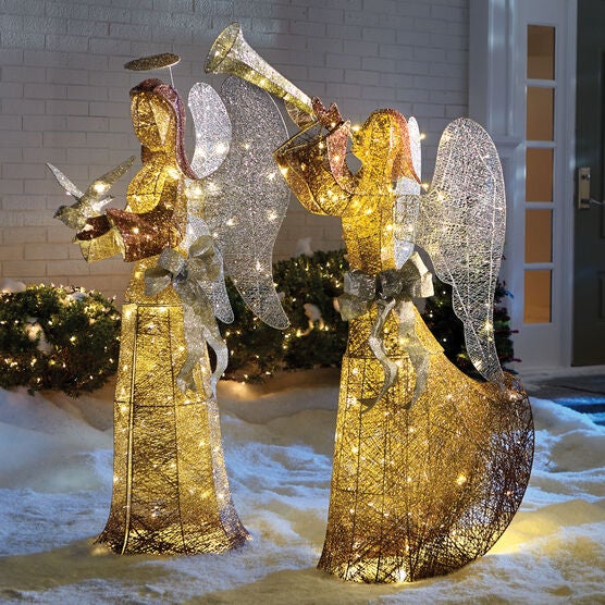 60" Pre-Lit Angel, , alternate image number null