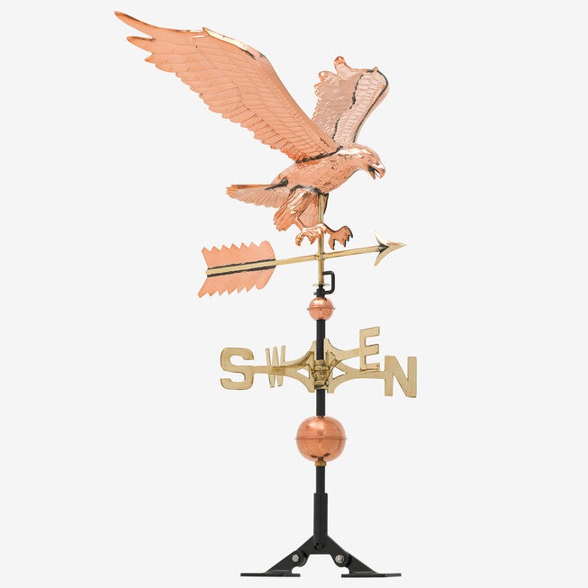 Copper Eagle Weathervane, POLISHED, hi-res image number null