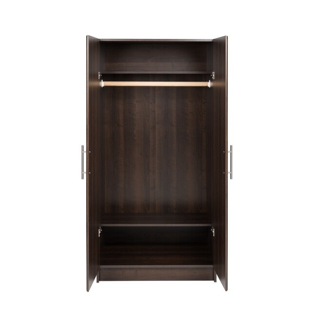Elite 32 inches Wardrobe Cabinet, Espresso, , alternate image number null