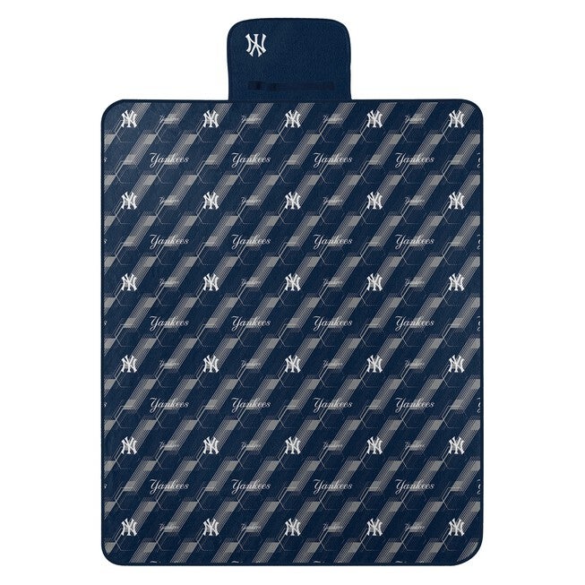Yankees Hex Stripe Picnic Blanket, MULTI, hi-res image number null