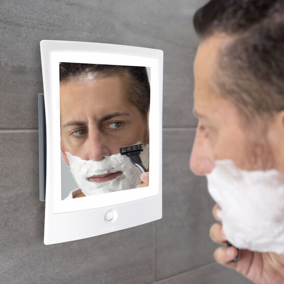 Z’Fogless Rechargeable LED Lighted Shaving Mirror with Auto Fill, , alternate image number null