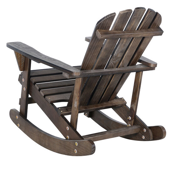 Adirondack Wooden Rocking Chair, , on-hover image number null