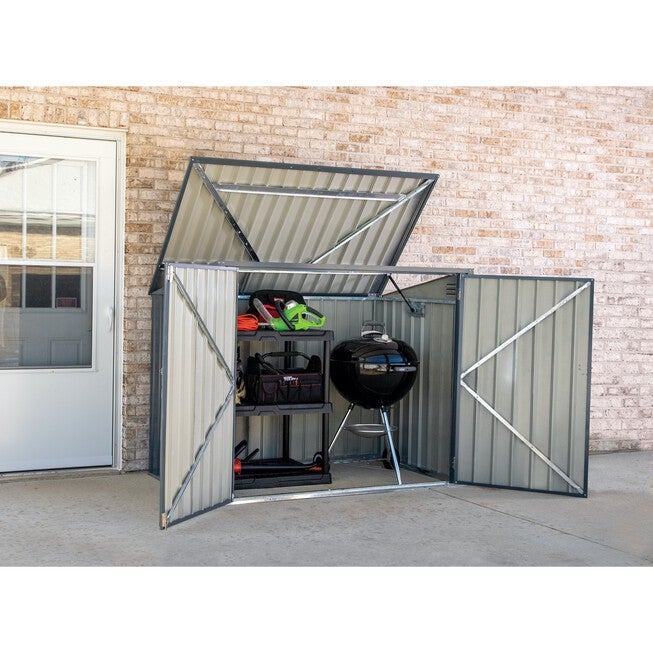 Arrow Storboss, 6x3, Charcoal Horizontal Shed, , alternate image number null