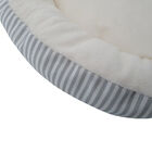 Stripe Printing poly-cotton cozy round cat bed , 18 inch, , alternate image number 3