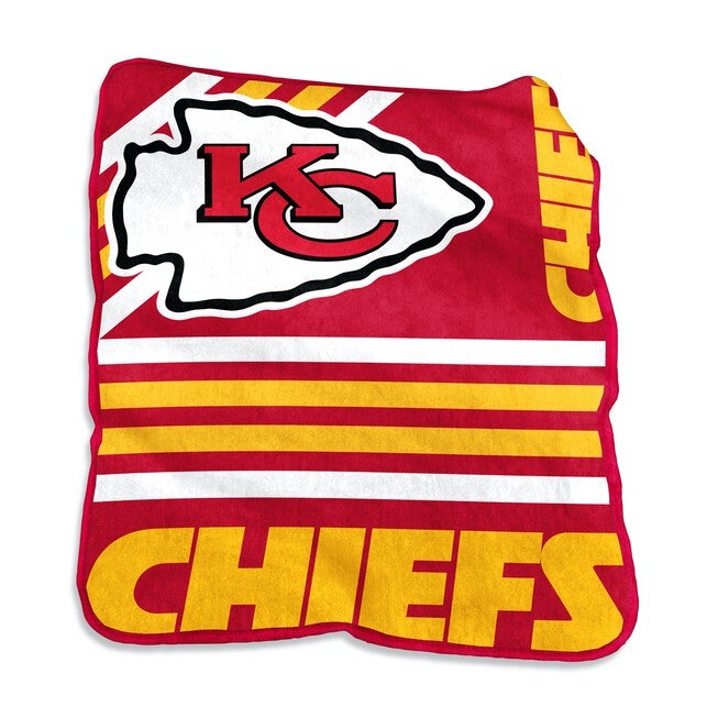 Kansas City Chiefs Raschel Throw Home Textiles, MULTI, hi-res image number 0
