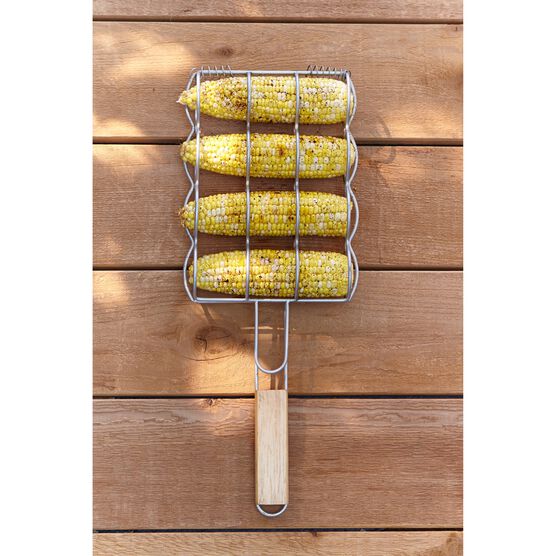 BBQ Corn Griller Basket, SILVER BBQ Corn Griller Basket, SILVER
