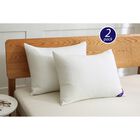 2 Pack Soft Knit Silver Duck Nano Feather Pillows, , on-hover image number 1