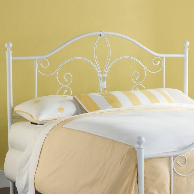 Ruby Headboard With Rails - Full/Queen, WHITE, hi-res image number null