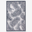 58" x 90" Malibu Indoor/Outdoor Rugs, NAVY PALM, hi-res image number null