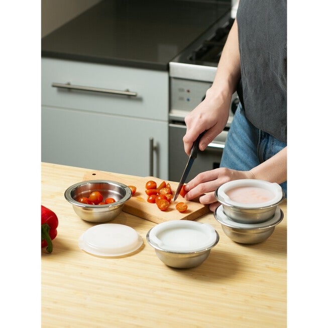 Prep Bowls With Lids, Set of 4, , alternate image number null