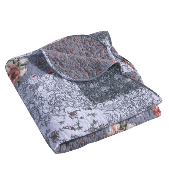 Giulia Quilted Throw Blanket, , on-hover image number null