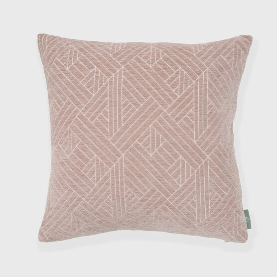 ANKE WOVEN GEOMETRIC PILLOW, SMOKE GRAY, hi-res image number null