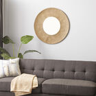 Gold Metal Contemporary Wall Mirror, , alternate image number null