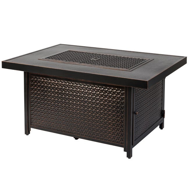 Weyland Rectangular Aluminum LPG Fire Pit, , alternate image number 2