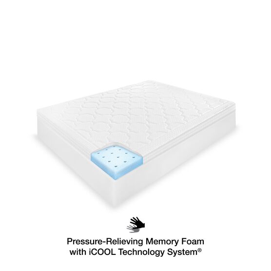 SensorPEDIC Euro Majestic 3-Inch Quilted Memory Foam Mattress Topper, , alternate image number null
