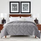 Cozy Grey Down Alternative Comforter Comforters, GREY, hi-res image number 0