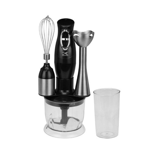 3-In-1 Immersion Blender, Chopper, And Mixer, BLACK, hi-res image number null
