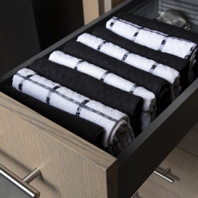 16Pk Pebble Terry Kitchen Towel Set, , alternate image number 5