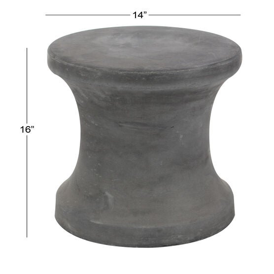 Black Fiber Clay Industrial Stool, , alternate image number null