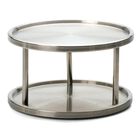 Lazy Susan - 2 Tier Stainless Steel, GRAY, hi-res image number null