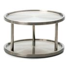 Lazy Susan - 2 Tier Stainless Steel, GRAY, hi-res image number null