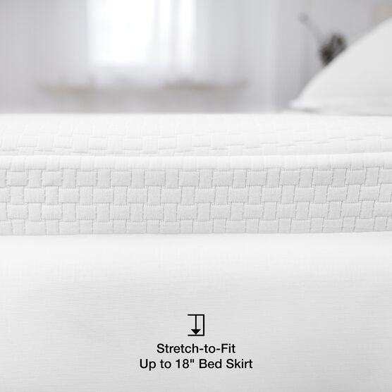 SensorPEDIC Euro Majestic 3-Inch Quilted Memory Foam Mattress Topper, , alternate image number null