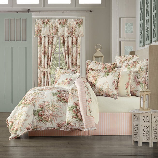 Estelle Coral Comforter Set, CORAL, hi-res image number null