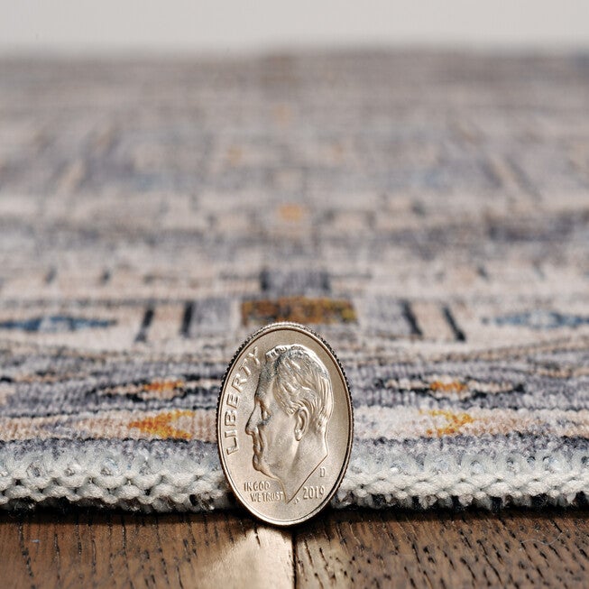 Washable Parson Grey/Beige Rug, , alternate image number null