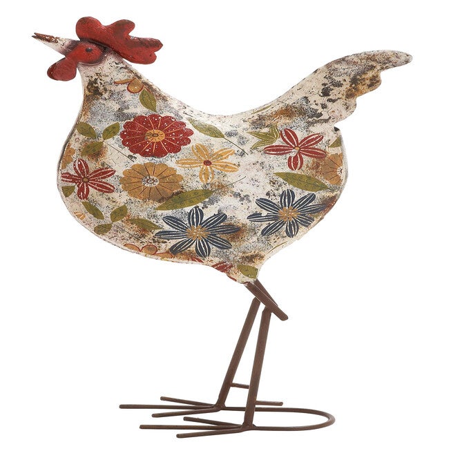 Iron Eclectic Birds Garden Sculpture, MULTI, hi-res image number 0