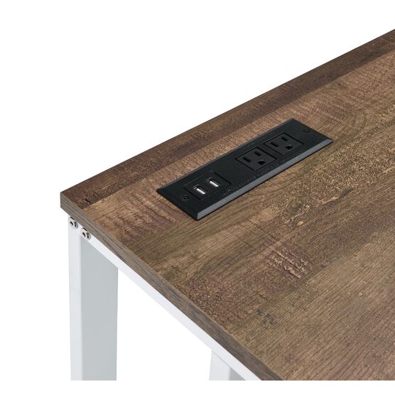 Built-In Usb Port Writing Desk, , alternate image number null