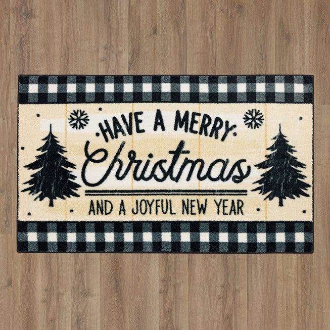 Merry & Joyful Kitchen Rug, , alternate image number null
