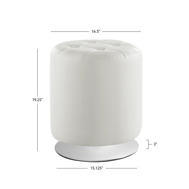 Saylor Swivel Ottoman Ottomans, , alternate image number null