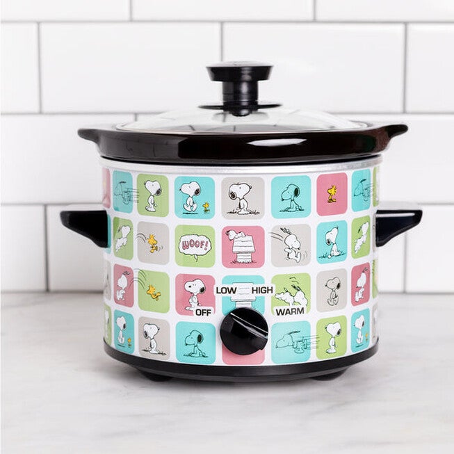 Snoopy Rice Cooker Peanuts Snoopy & Woodstock 2-Qt Slow Cooker | Brylane Home