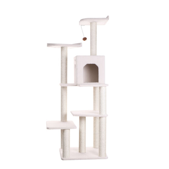 Real Wood 68" Six Levels Cat Tree Condo, , alternate image number null