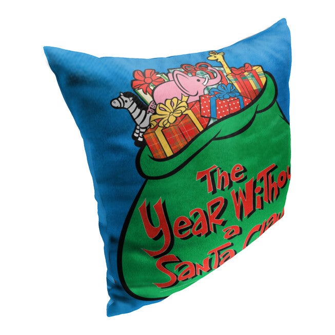 Wb Year Without A Santa Clausbag Of Toys 18X18 Printed Throw Pillow, , on-hover image number 1