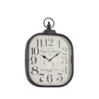 Black Vintage Metal Wall Clock, , alternate image number null