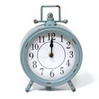 Dorothy Vintage Blue Metal Table Clock, BLUE, hi-res image number null