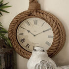 Beige Coastal Wood Wall Clock, , alternate image number null