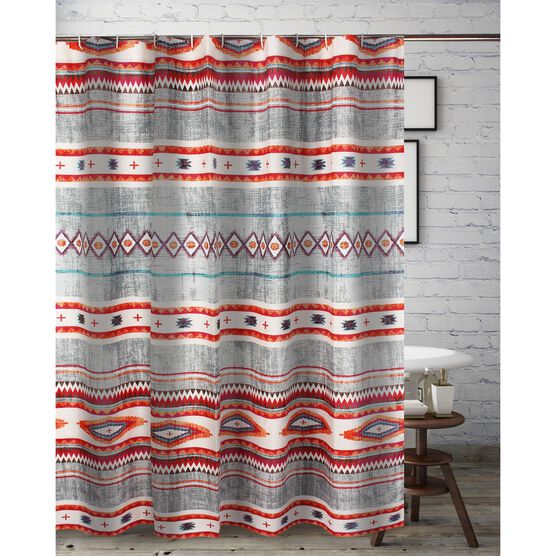 Kiva Shower Curtain, STONE, hi-res image number null
